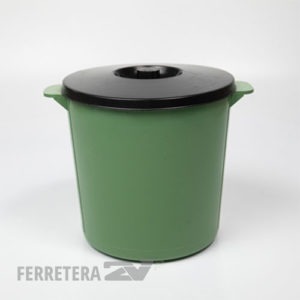 Recipientes residuos Redondo c/tapa 5  lts.