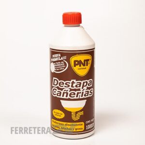 Limpiador Destapa cañerias Liquida x 1 lt. PNT