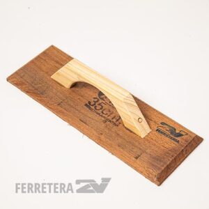 Fratacho albañil madera: Algarrobo 35 cm