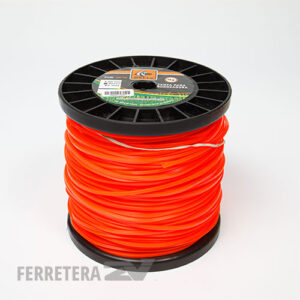 Tanza en bordeadora cuadrada  2 mm. x 1 kgrs.*