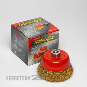Cepillo Copa Rizado 75 mm. Tigerlion*