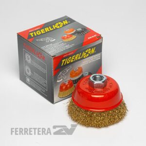 Cepillo Copa Rizado 100 mm. Tigerlion*
