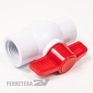Valvulas esfericas de PVC 1"*