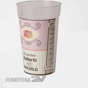 Vaso Medidor  plástico 500 cm.