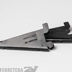 Mensula para riel  17 cm. NEGRO x 20 un.