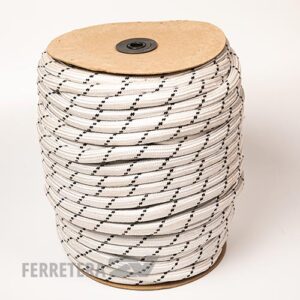 Soga nylon color/blanca 16 mm.x 100 mts.*