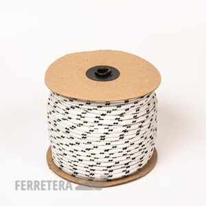Soga nylon color/blanca 10 mm. x 100 mts.*