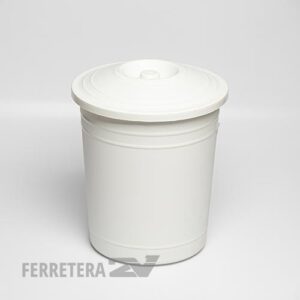 Recipientes residuos Redondo c/tapa 8 lts.