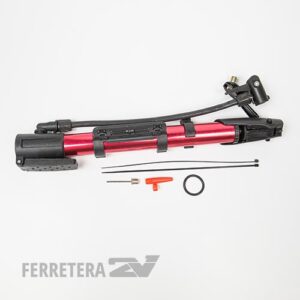 Inflador Bici Aluminio -doble pico*