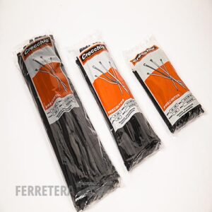 Precintos Negro y natural 9,5  x 500 mm. (50 un.)*