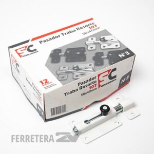 Pasador Traba Resorte  (35 x 38)  BLANCO X 12 UN.