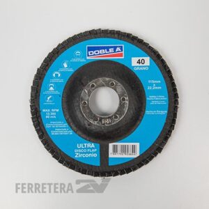 Disco Flap Doble A  115 x 40*