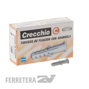 Tarugo Nylon c/ Arandela CRECCHIO 4 mm. ( x 200 und.)*