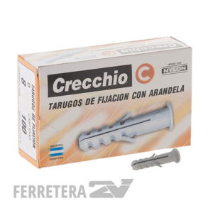 Tarugo Nylon c/ Arandela  CRECCHIO 5 mm. ( x 200 uni*d)