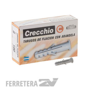 Tarugo Nylon c/ Arandela CRECCHIO 14 mm. ( x 20unid)*