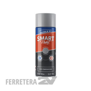 Aerosol Smart Paint Doble A Aluminio Alta temperatura x 350 ml.*