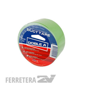 Cinta de embalar DUCT TAPE Doble A Verde*
