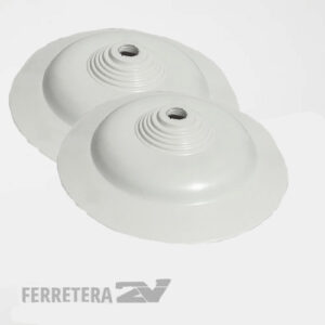 FLORON PLASTICO BLANCO*
