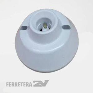 FLORON PLASTICO CON PRENSACABLE BLANCO* -