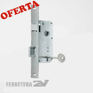 Cerradura Puerta Placa Zamac bolsa (C101/501)*