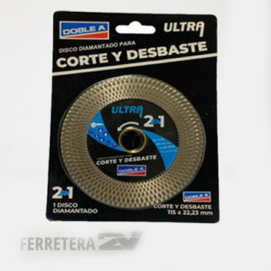Disco Diamantado  corte y Debaste 115x22x23 2x1*