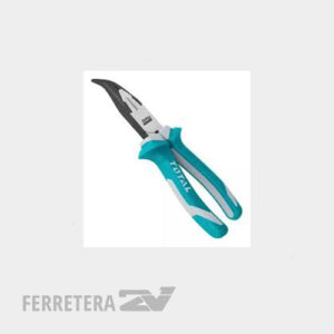 Pinza alicate punta curva 160mm.  TOTAL *