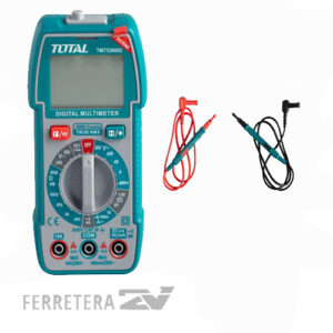 Multimetro tester digital 600v 4000 Ctas INDUST.TMT536002 TOTAL*