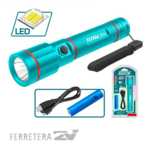 LINTERNA LED 450 LUMENS INDUSTRIAL TOTAL TCFL1865051*