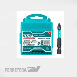 Set 10 puntas PH2  50mm. para atornillador  TOTAL *