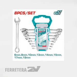 Set de llaves combinadas 8pcs  TOTAL *