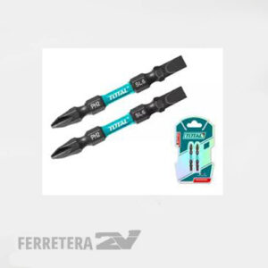 Set 2 puntas dobles p/ atornillador TACIM72HL665 TOTAL *