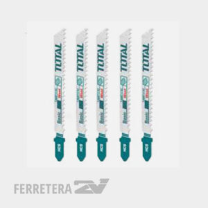 Sierras para Sierra caladora Set X 5Un. (madera-corte rapido)   TOTAL*