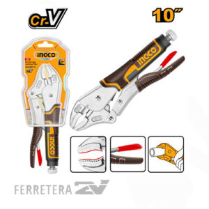 Pinza de fuerza 10 pico curvo ref. industrial HCJLW0110*