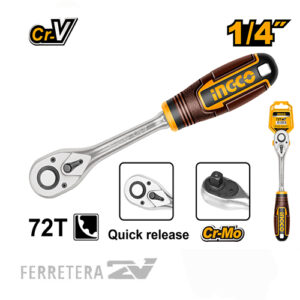 Llave criquet industrial 1/4" mango 15.5cm HRTH0814*