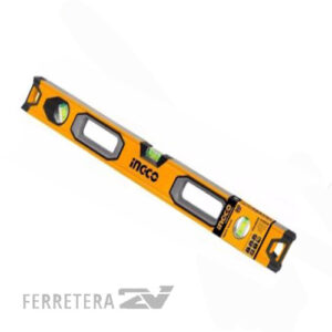 Nivel Aluminio reforzado 80 cm burbujas industrial HSL08080*