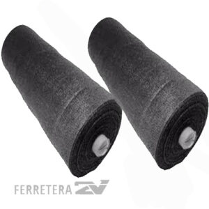 Tejido media sombra x 50 mts negra*