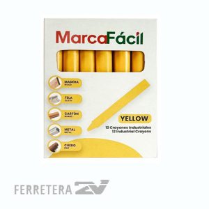 CRAYONES X 12 UNIDADES AMARILLO*