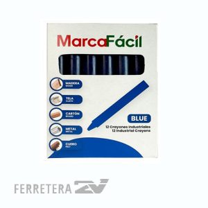 CRAYONES X 12 UNIDADES AZUL*