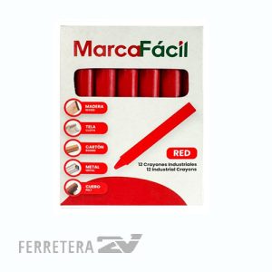 CRAYONES X 12 UNIDADES ROJO*
