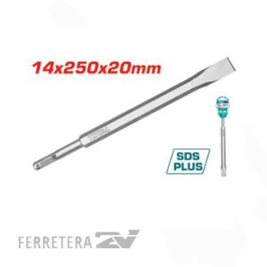 CINCEL PLANO 14X250X20mm SDS PLUS TOTAL *