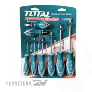 Set de 8 destornilladores TOTAL *