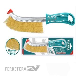 Cepillo de bronce Rizado 250mm. THT92102 Total*