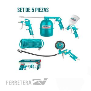 Kit de 5 Piezas para Compresor TATK053 Total*