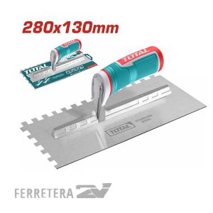 Llana Dentada 280mm. x 130mm.Total *