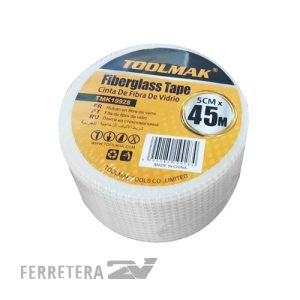 CINTA TRAMADA ADHESIVA DE FIBRA DE VIDRIO 50X45 MTS.*