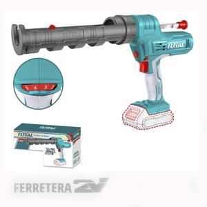 APLICADOR DE SILICONA 20V INDUSTRIAL TOTAL *