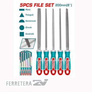 Set de 5 Lima industrial TOTAL *