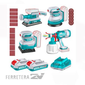 KIT 3 LIJAS + EQUIPO para PINTAR INDUSTRIAL TOTAL *