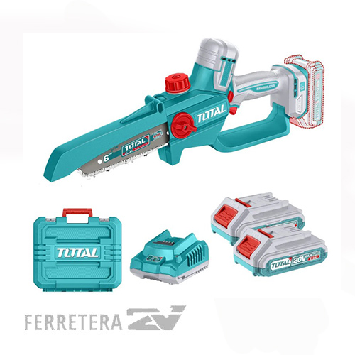 SIERRA PODADORA 20V BL 6" Industrial Total( maletin, cargador,2 baterias)*