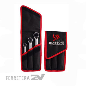 SET LLAVE COMBINADA CON CRIQUET 4 EN 1 *